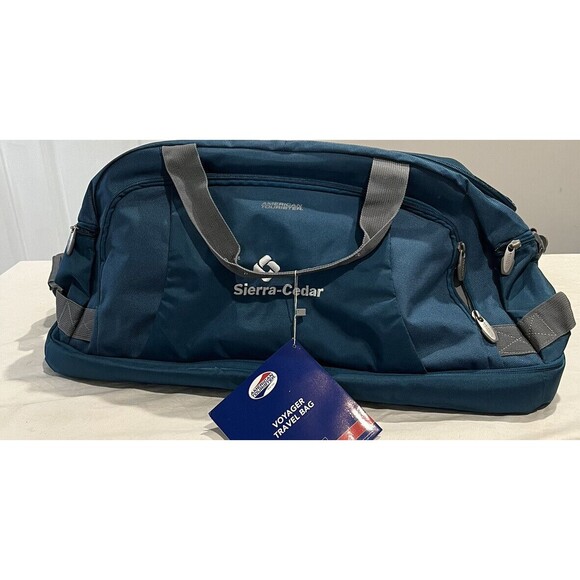 American Tourister Voyager 22" Travel Bagwith RFID Pocket - New Tidal Blue